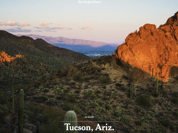 New York Times 36 hours in Tucson image of mountains