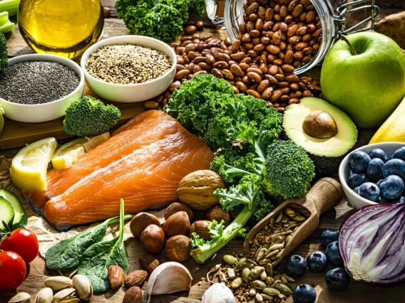 fruits, vegetables and grains