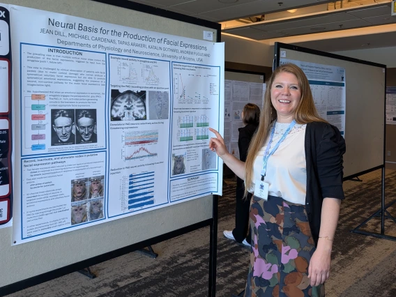 Jean Dill showing poster 