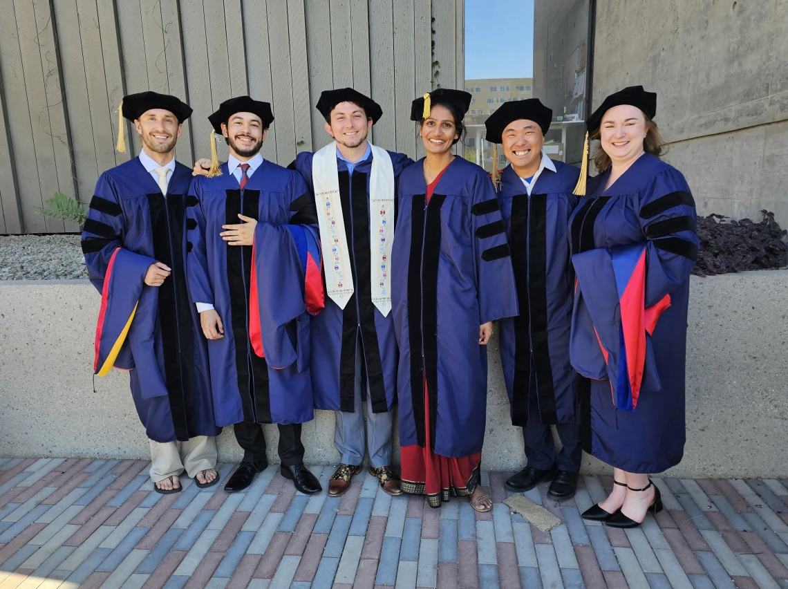 Graduates in regalia