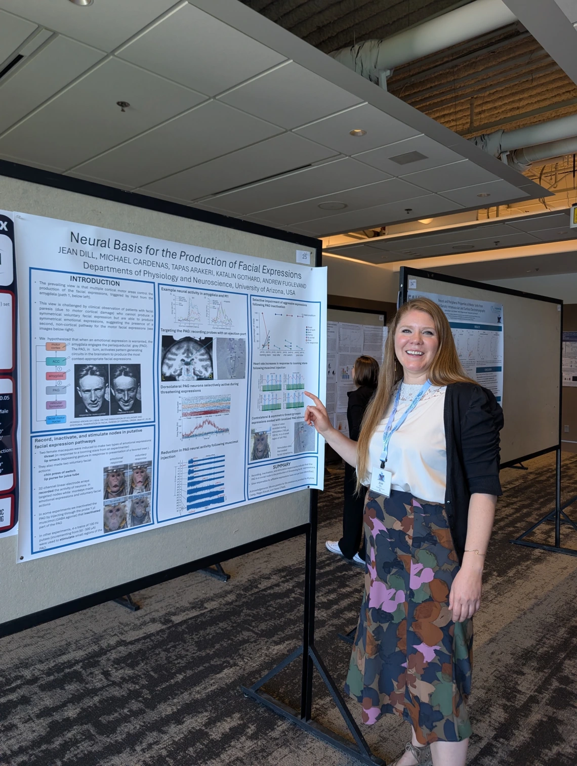 Jean Dill showing poster 
