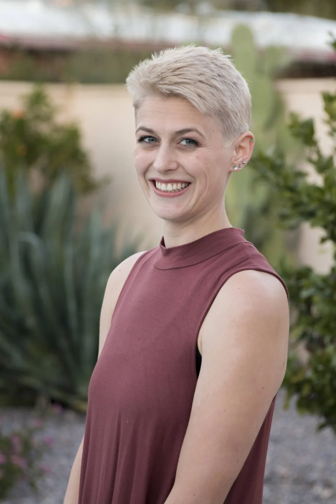 Hannah Johnson smiling for photo