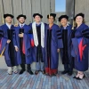 Graduates in regalia
